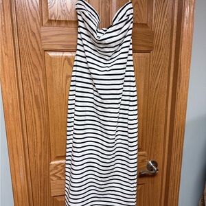 VICI Striped Black and White Women's Dress